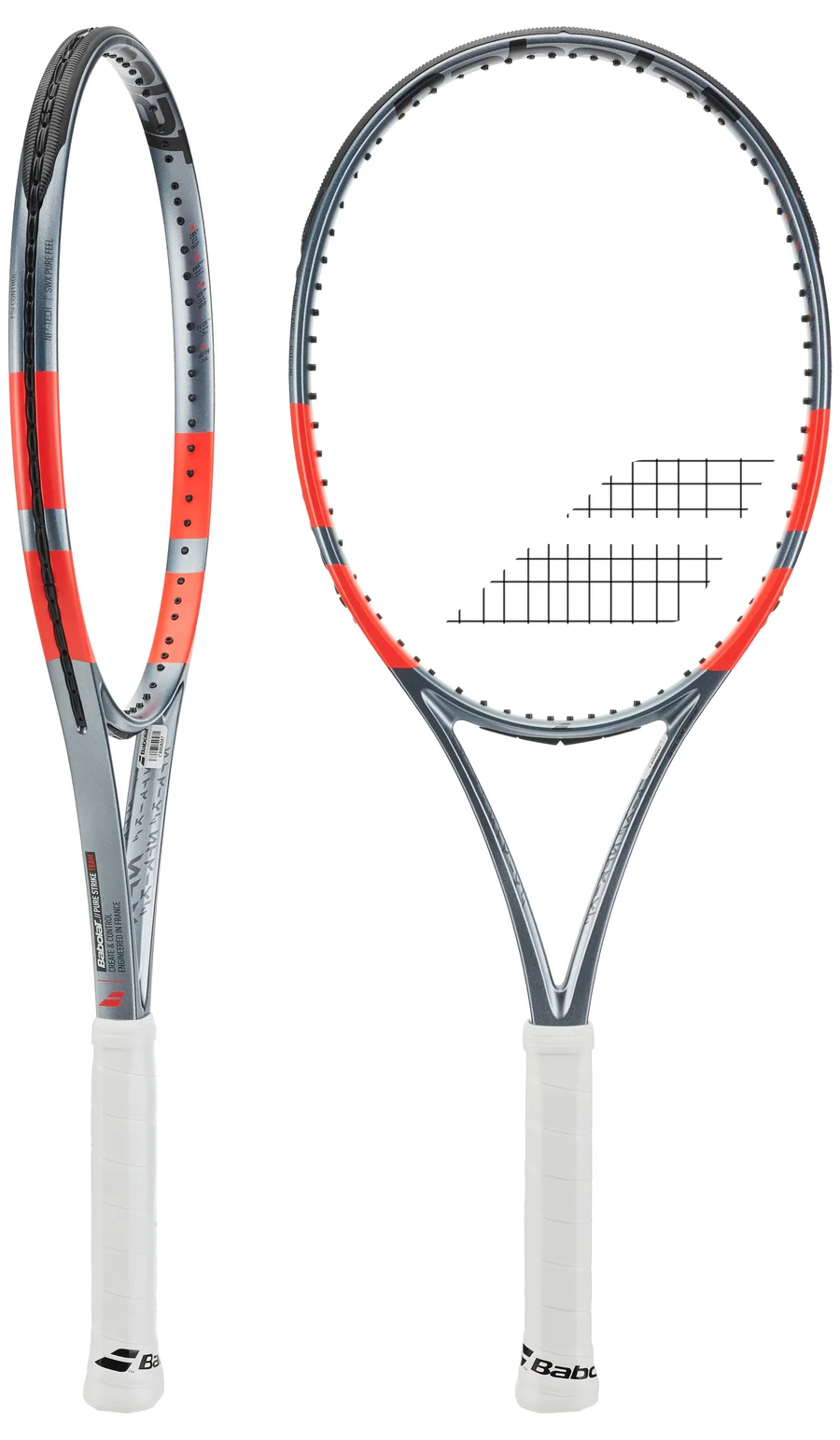 Babolat Pure Strike Team Carbon Grey racket — image 1