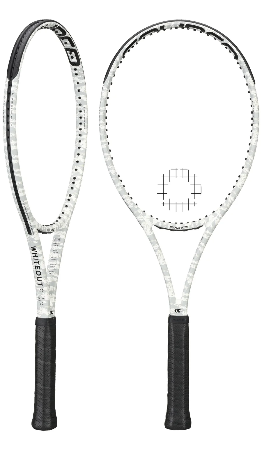 Solinco Whiteout 305 18x20 v2 Camo racket — image 1
