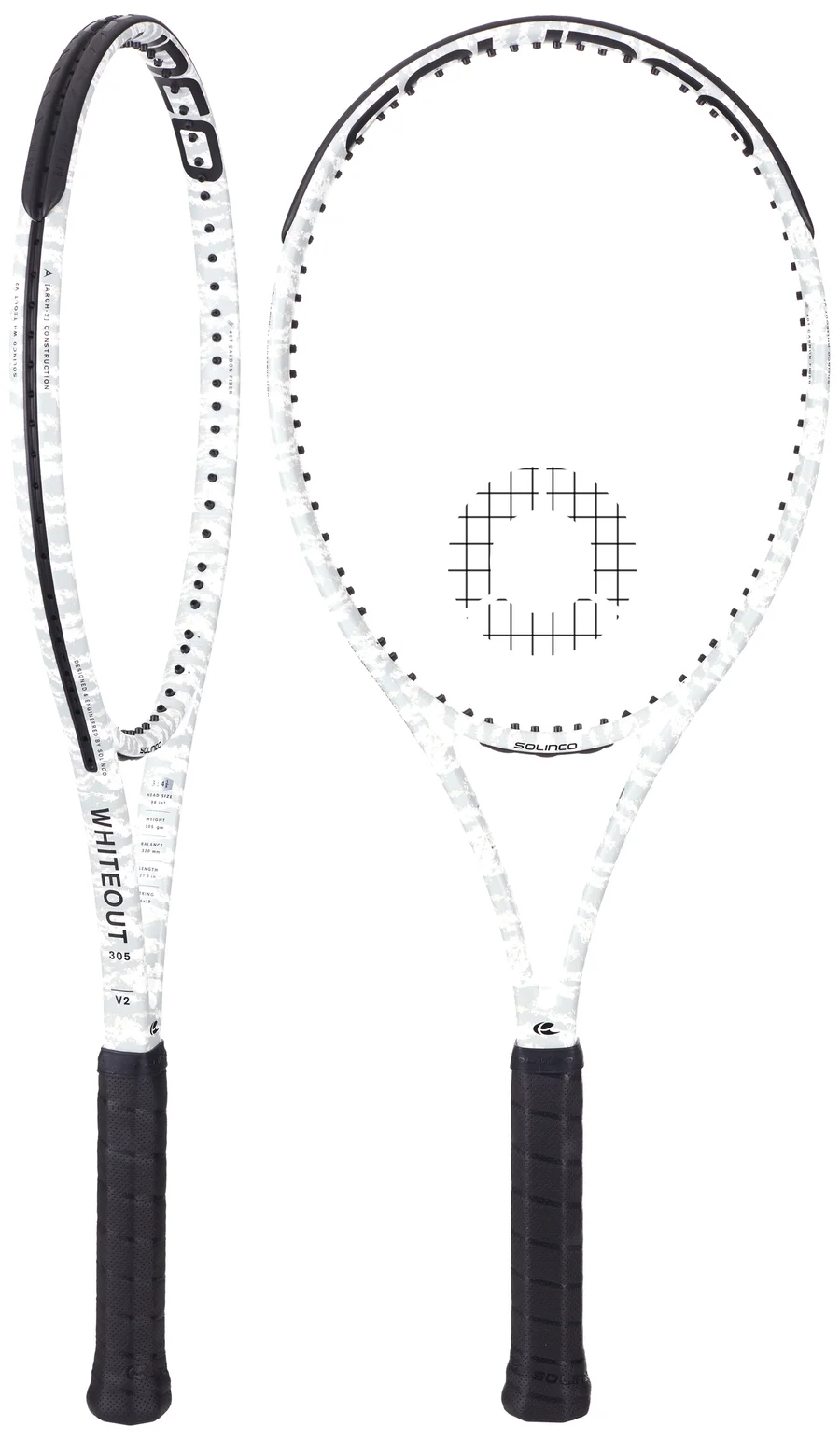 Solinco Whiteout 305 v2 Camo racket — image 1
