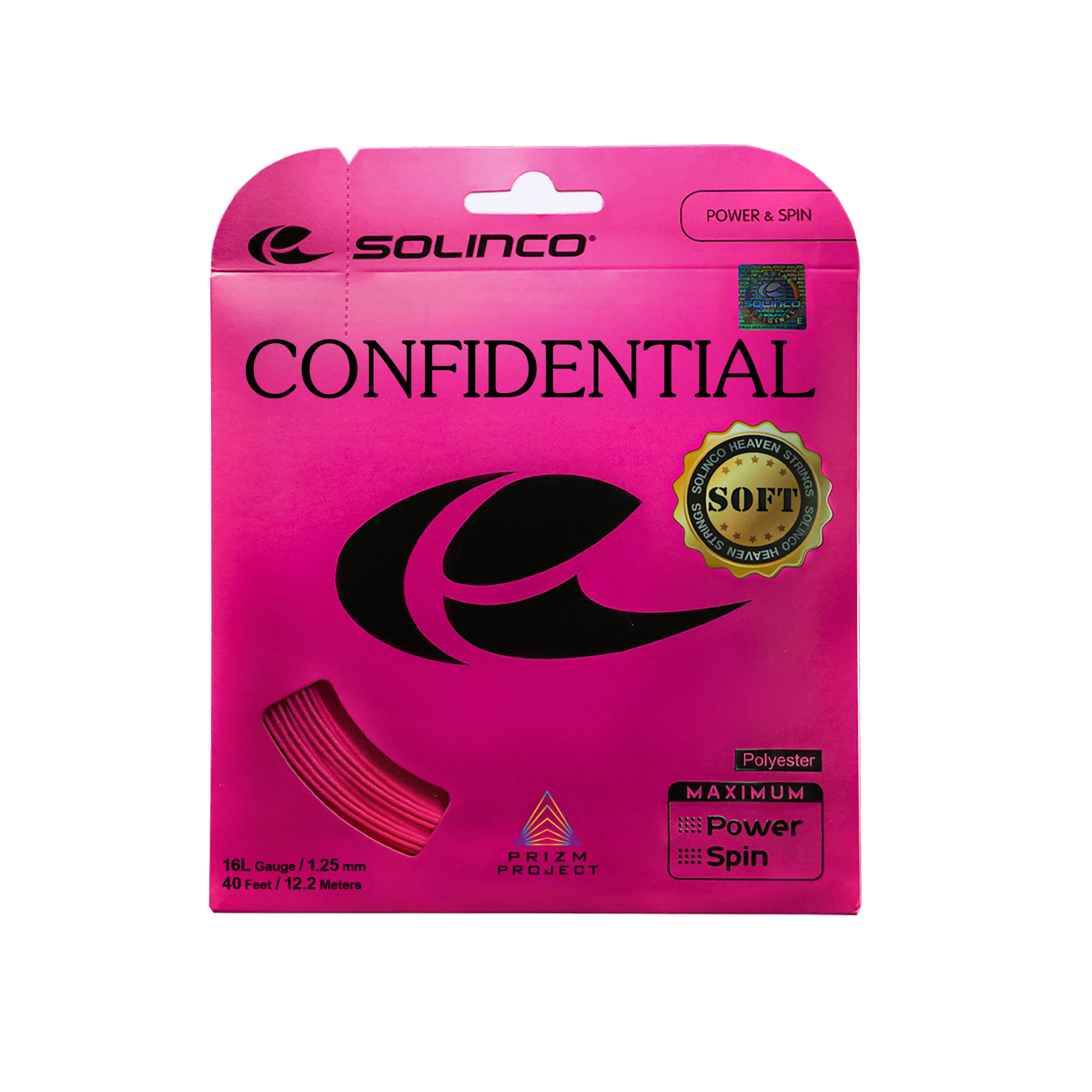 Solinco Confidential Soft 17/1.20 String Reel - 656'