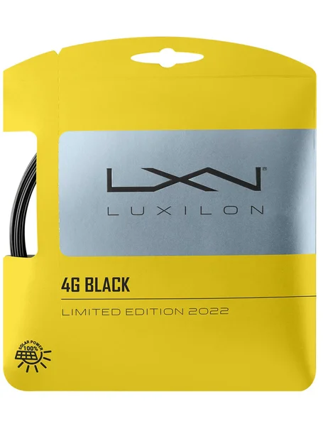 Luxilon 4G Black 16L/1.25 String