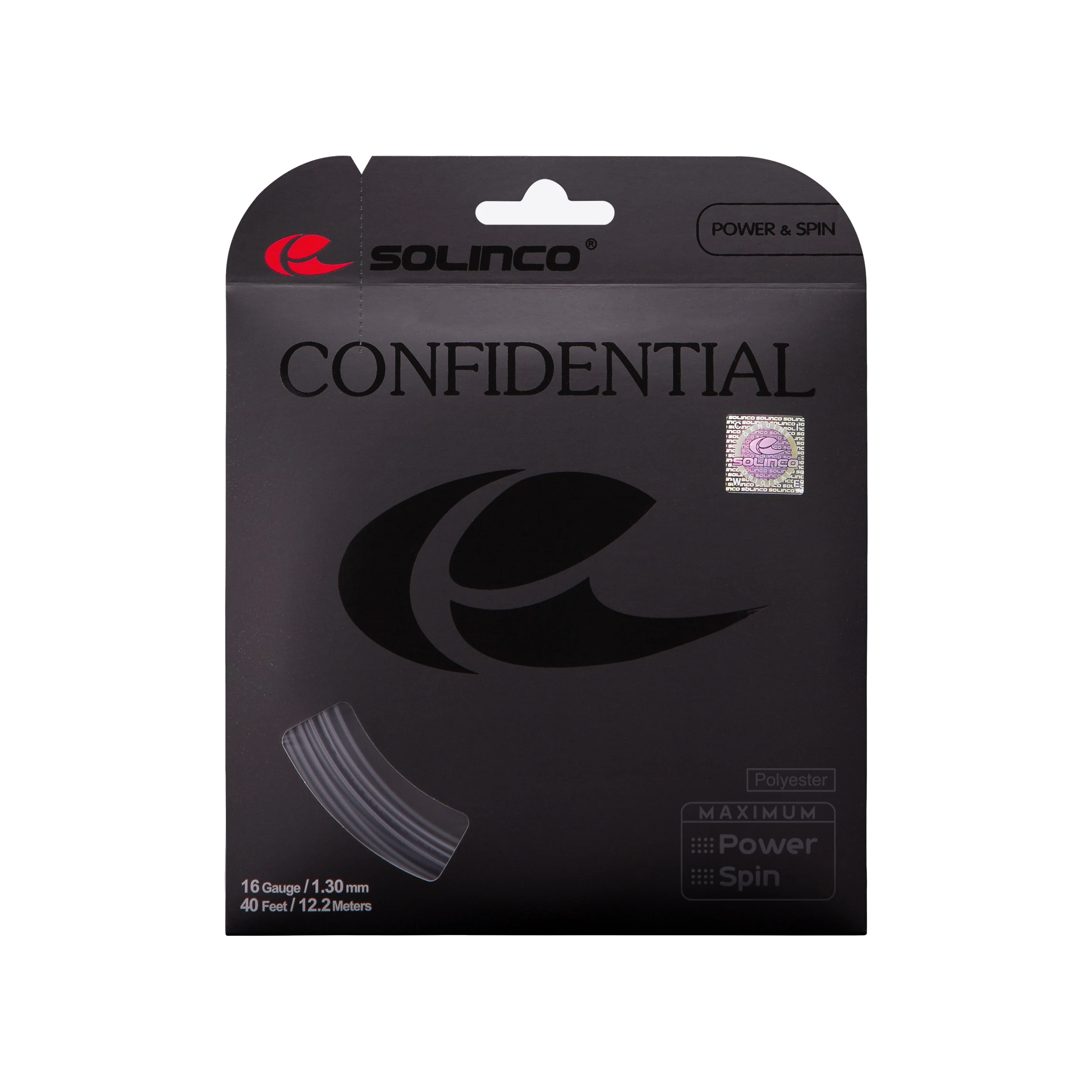 Solinco Confidential 16/1.30 String Reel - 656'