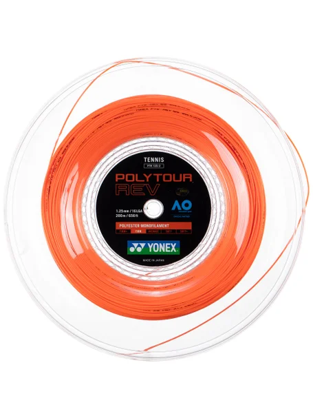 Yonex POLYTOUR REV 16L/1.25 String Reel Orange